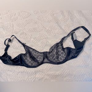 Empreinte Elegant Blue Lace Bra 36D